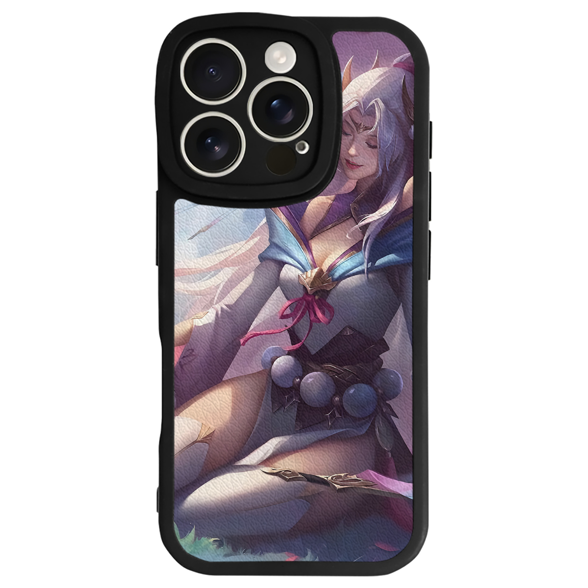 リーグ・オブ・レジェンド League of Legends LOL 【iPhone 16シリーズ対応】シリコンスマホケース（レザー調） 材質：シリコン